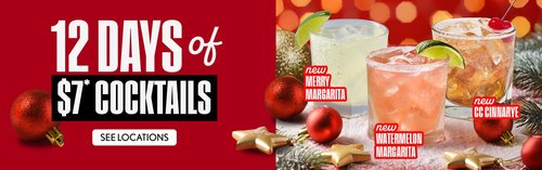 12 Days of $7* Cocktails - See Locations