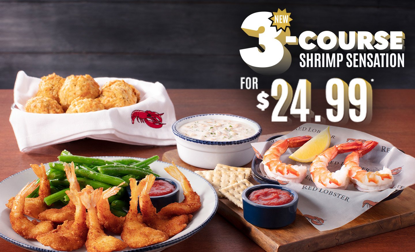 3 Course Shrimp Sensation for $24.99
