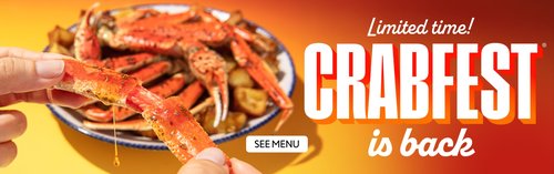 Limited Time! Crabfest is back - SEE MENU
