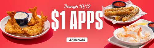 Through 10/12 $1 Apps - LEARN MORE This Weekend Only $1 Apps - LEARN MORE