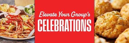 Elevate your group's celebrations — snow crab legs and Cheddar Bay Biscuits