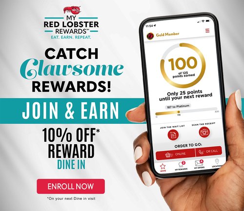 Join My Red Lobster Rewards.