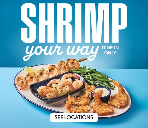 Shrimp Your Way Dine In Only - See Locations Shrimp Your Way Dine In Only - See Locations
