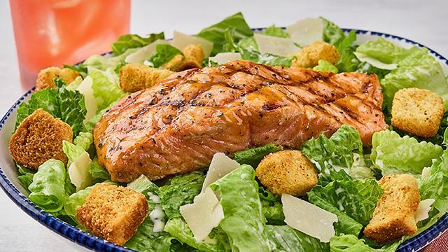 Classic Caesar Salad with Grilled Salmon** | Red Lobster Seafood Restaurants